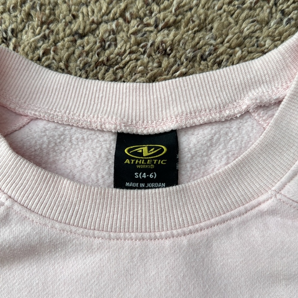 Athletic Works Women’s Pink Sweatshirt Size S (4/6) - Picture 6 of 9